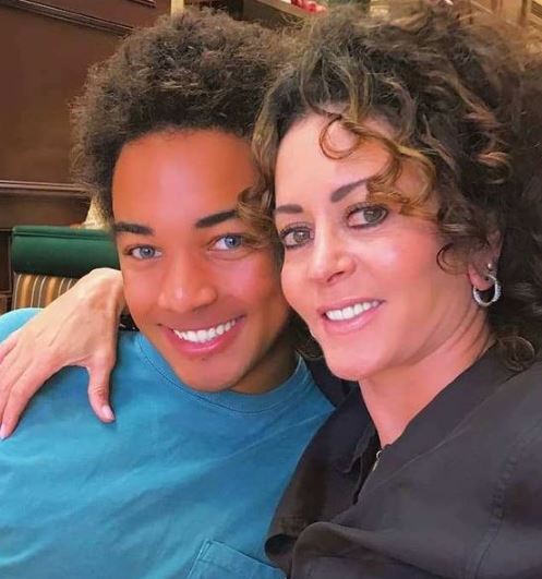 Cindy Deangelis Grossman with her son Christian Walker